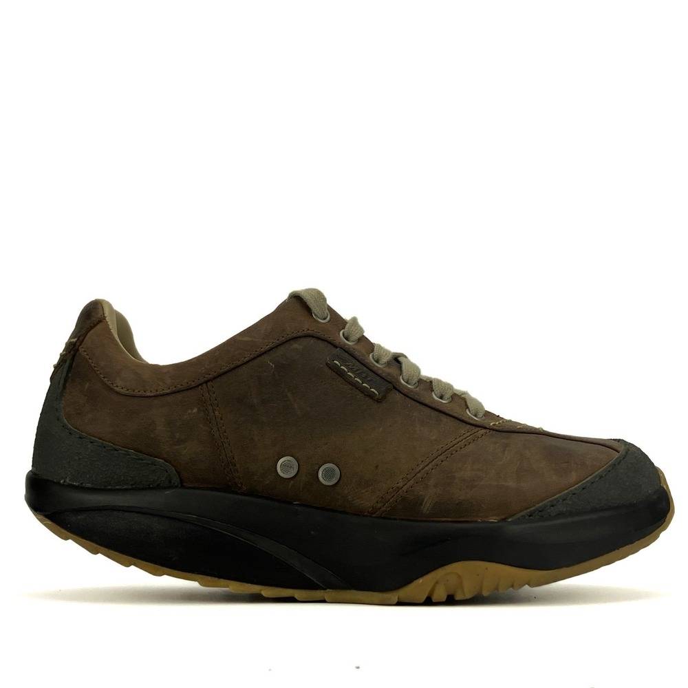 MBT Tembea Rocker Toning Walking Shoe - Men's Size 7 'Brown' Leather (400126-55)
